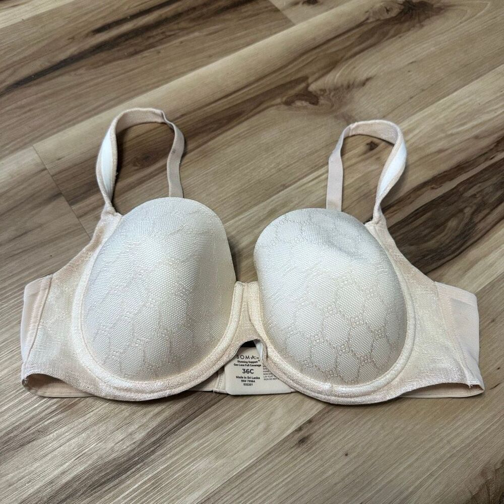 Soma Stunning Support geo lace full Coverage 36C bra